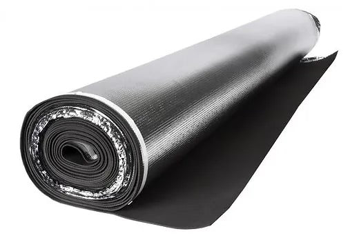 Black Muffler Underlayment (100sqft) - Premium Soundproofing and Moisture Barrier for Flooring
