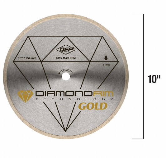 10" Diamond Blade Gold Series - Premium Cutting Tool for Precision Tasks