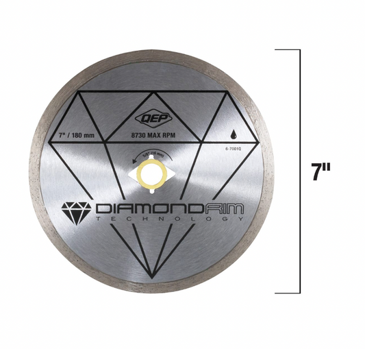 7" Diamond Blade Black Series - Premium Cutting Tool for Precision Tasks