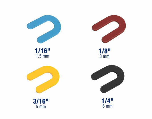 Horseshoe Shims QEP - Professional-Grade Spacers for Precise Alignment