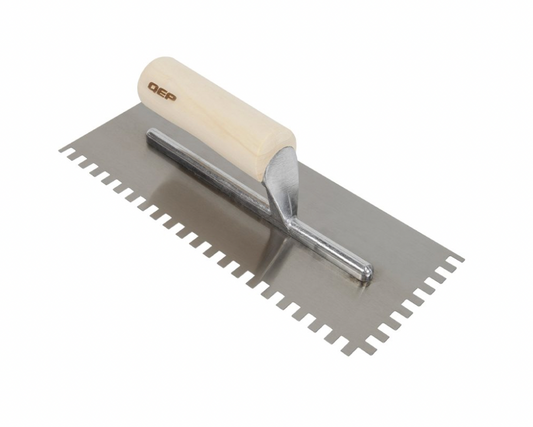 Wood Handle Trowels QEP - Professional-Grade Tools for Precise Tile Installation