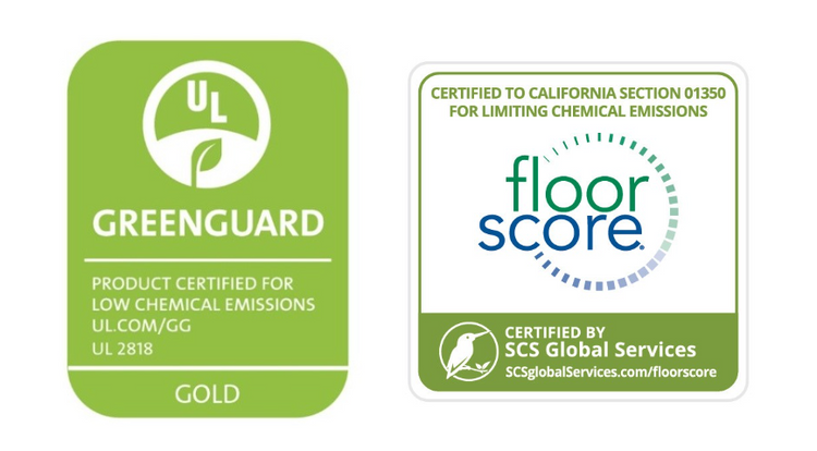 Luxury Vinyl Plank Flooring with Floor Score & GREENGUARD