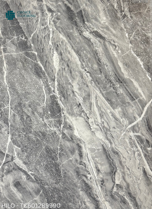 Close-up of a marble-like stone pattern with visible texture and color variations.