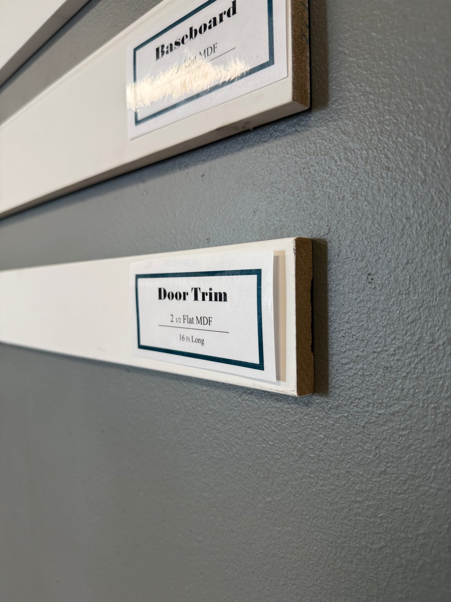 Primed MDF Door Casing 1/2" x 2 1/2" (16ft)