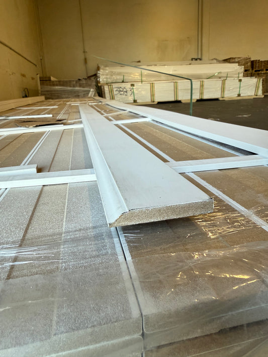 Primed MDF Colonial Baseboard Moulding 1/2" x 3 1/4" (16ft)