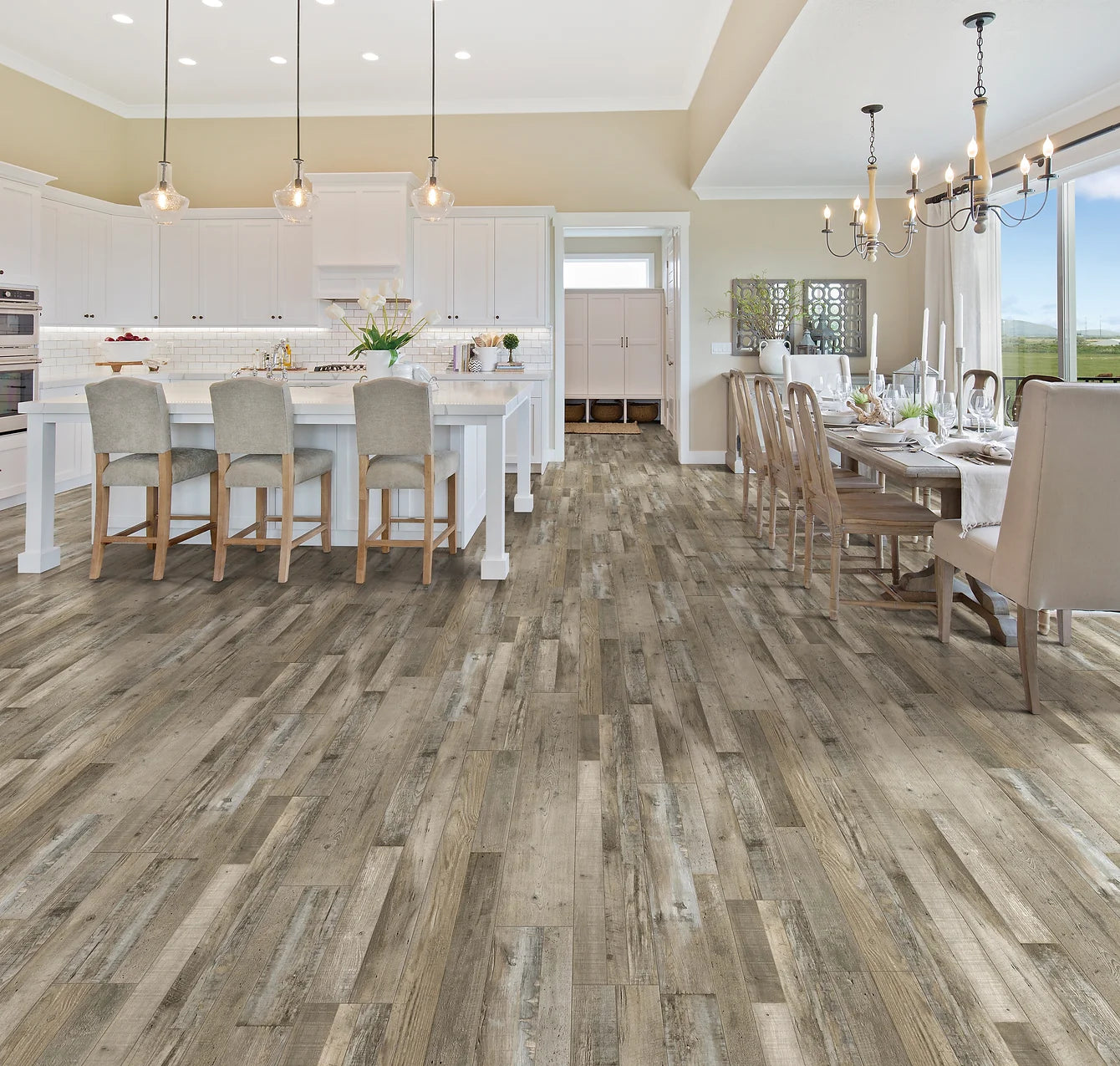 Driftwood | 6.5mm 22mil w/ Pad | LUX Luxury Vinyl Plank