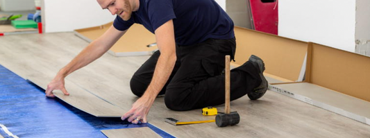 Floor Vapor Barrier for Laminate, Vinyl & Hardwood – Moisture Protection 2mm 500sqft Roll