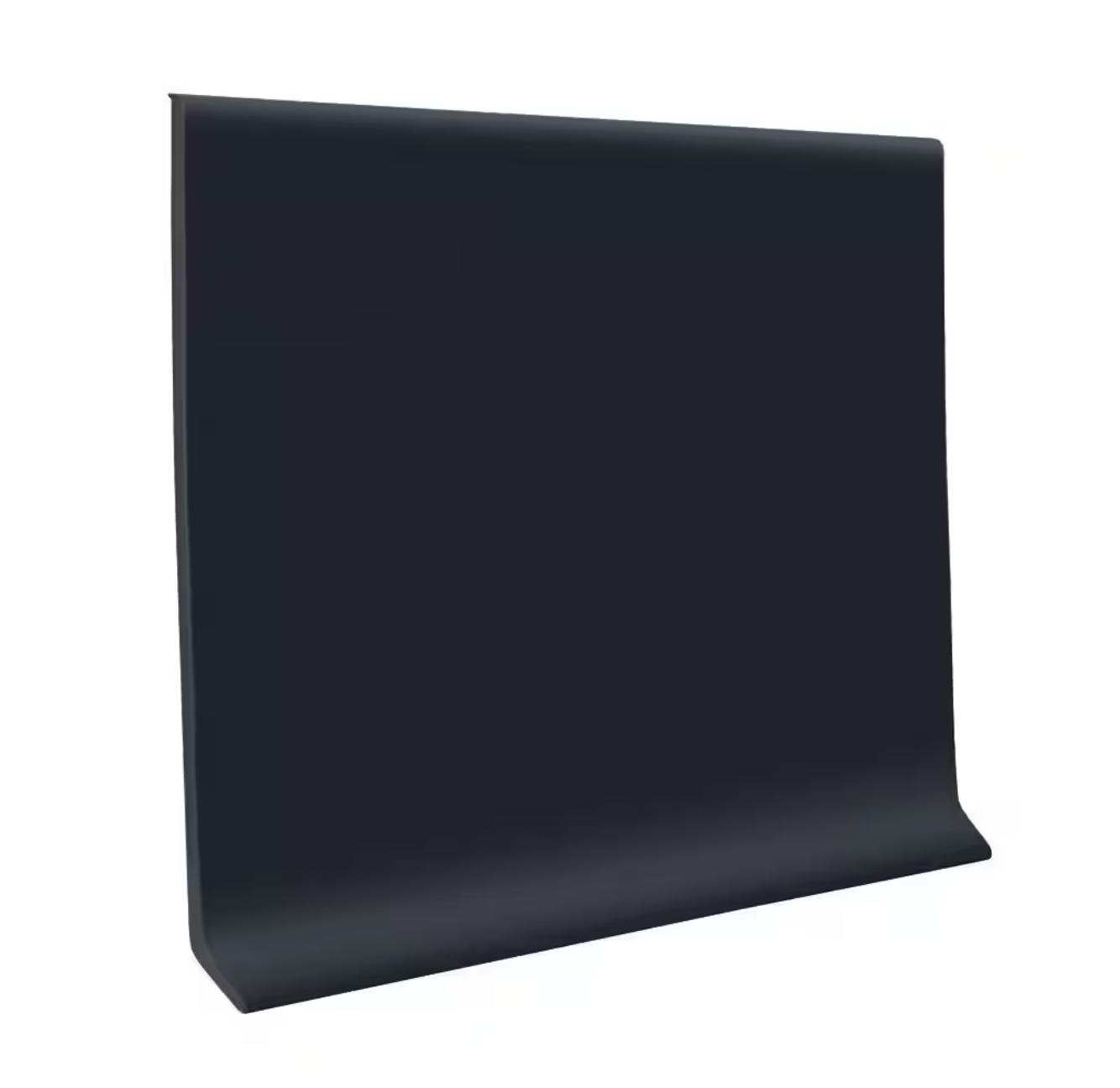 Flexco Black Dahlia 0.08-in T x 4-in W x 48-in L Vinyl Wall Base